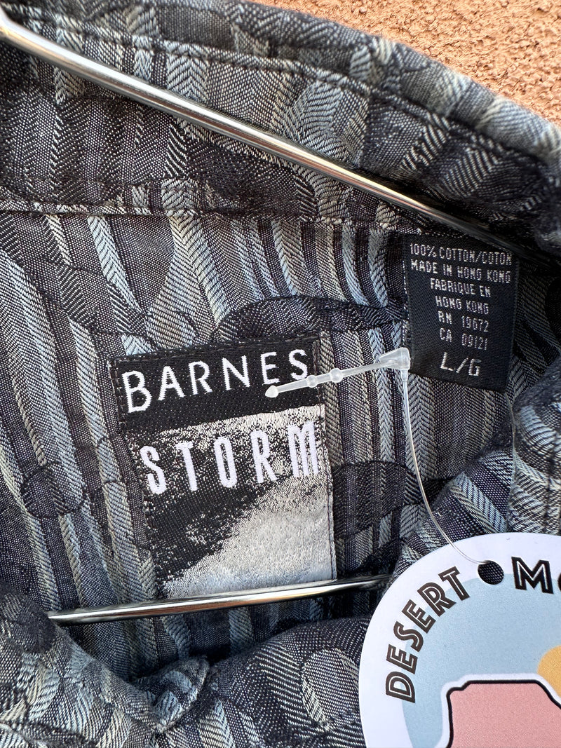 Barnes Storm Abstract Male Figure Shirt