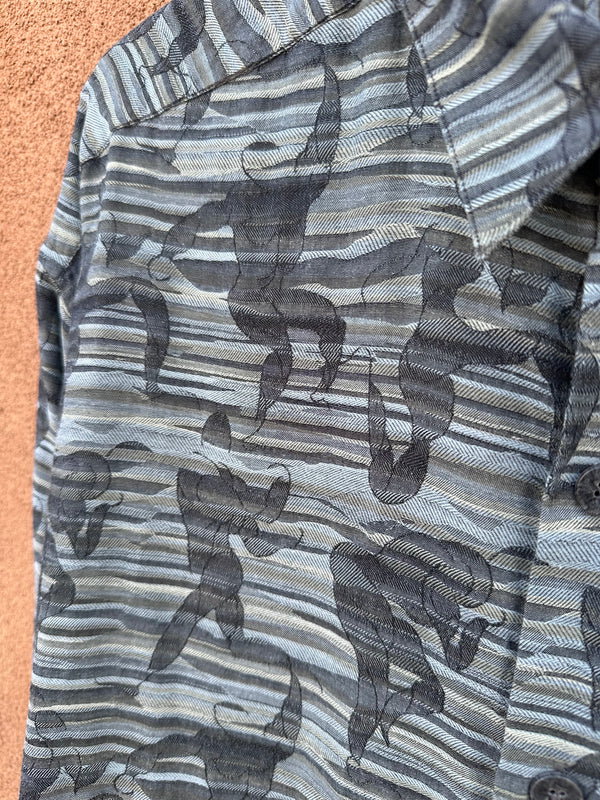 Barnes Storm Abstract Male Figure Shirt