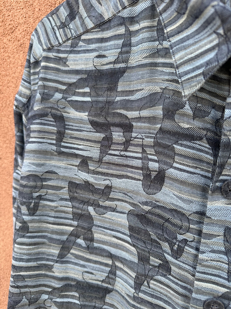 Barnes Storm Abstract Male Figure Shirt