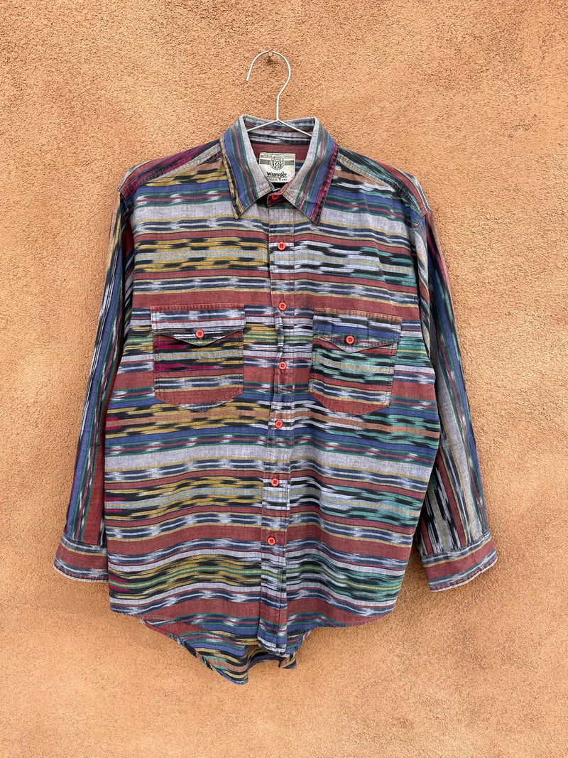 Ikat Wrangler Cotton Long Sleeve Shirt