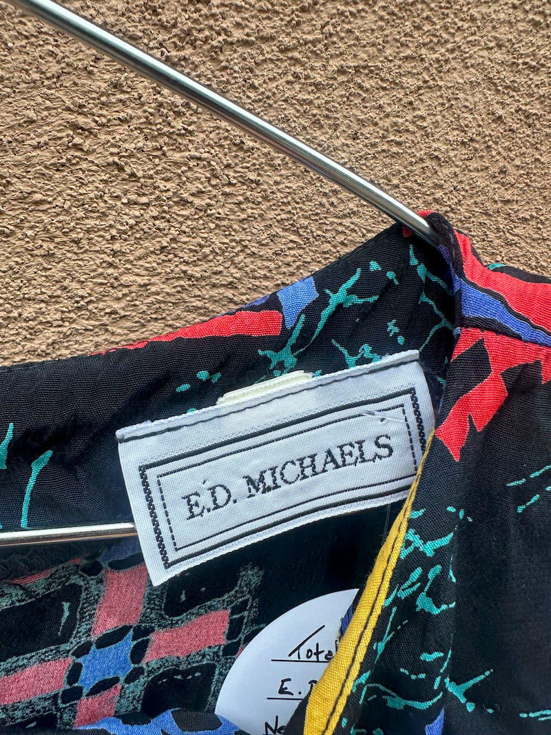 Totally 80's E.D. Michaels New Wave Dress