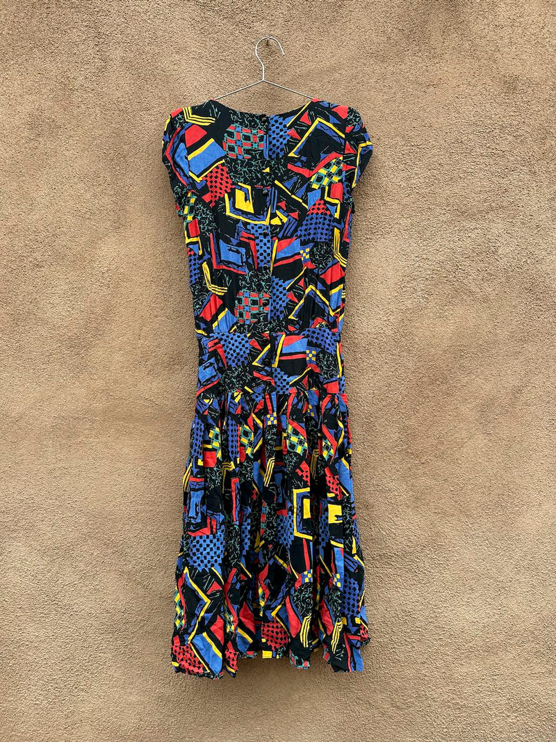 Totally 80's E.D. Michaels New Wave Dress
