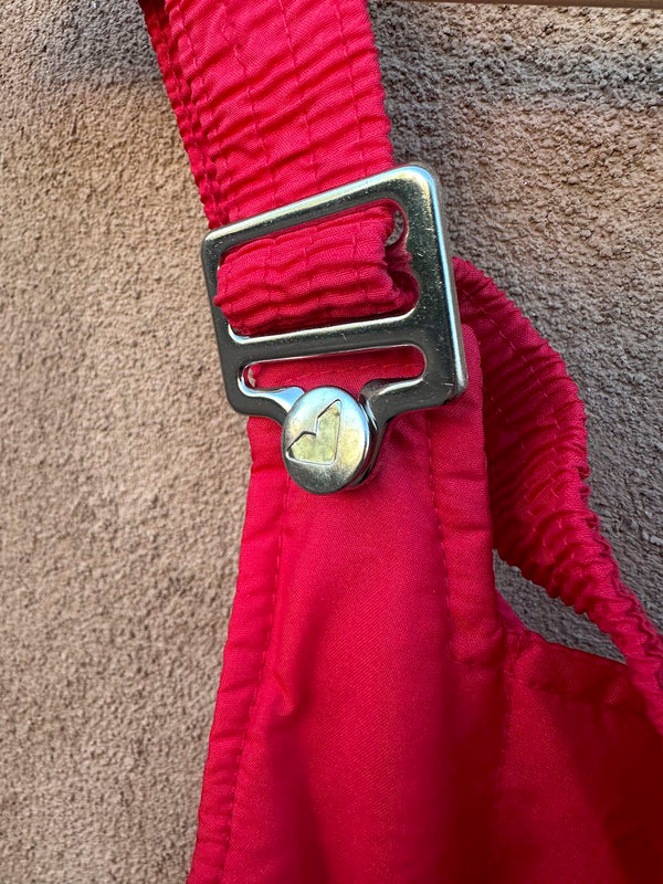 Red 80's Obermeyer Ski Suit