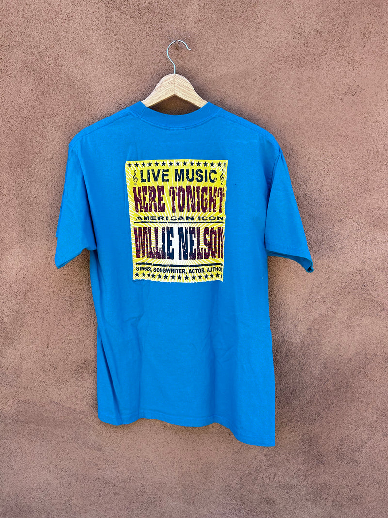 Willie Nelson Honky Tonk Hero Live Tee