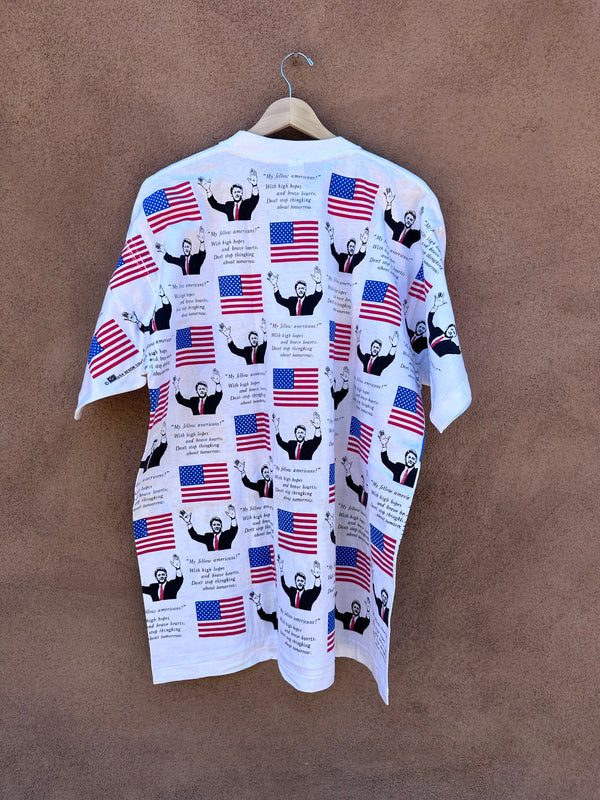 Bill Clinton 1993 All Over Print Tee