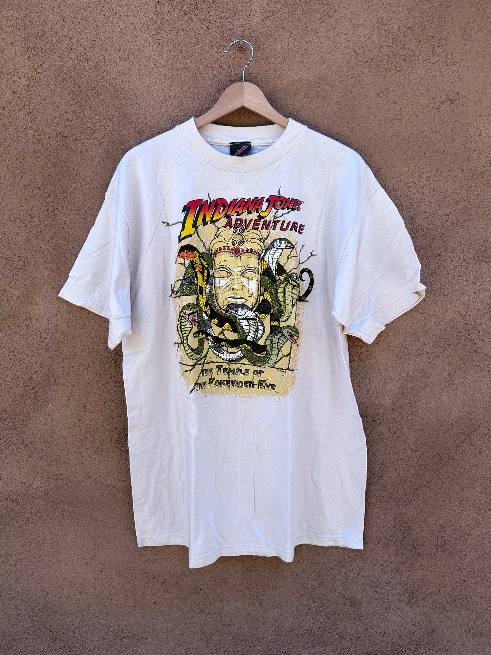 Vintage Indiana Jones Adventure - Temple of the Forbidden Eye Tee 