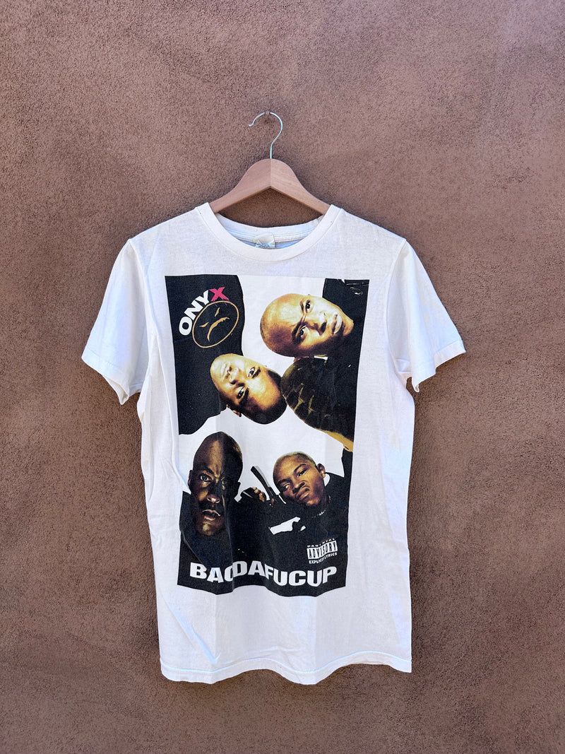 Vintage 1990's ONYX (hardcore hip hop) T-shirt, BACDAFUCUP – DESERT MOSS  VINTAGE