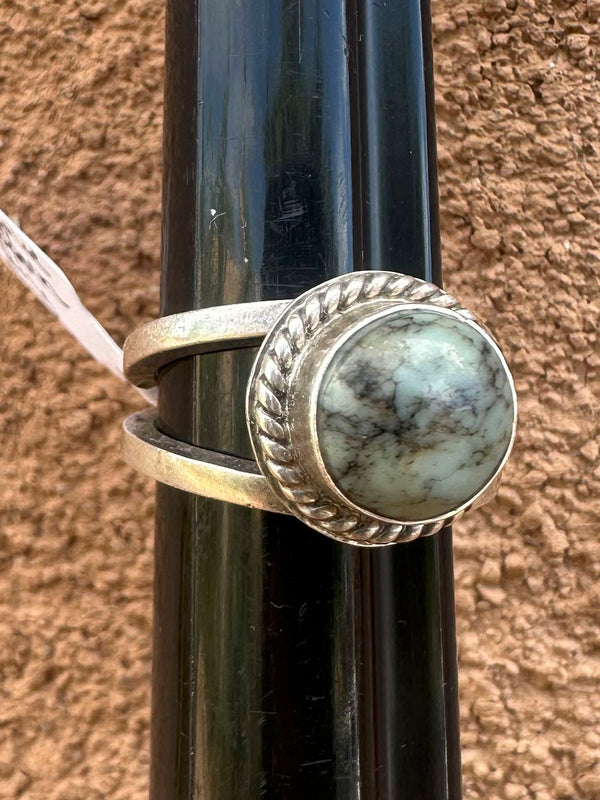 Modern Sterling Silver & Turquoise Ring