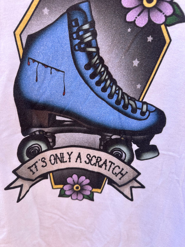 It's Just a Scratch Roller Skating T-shirt