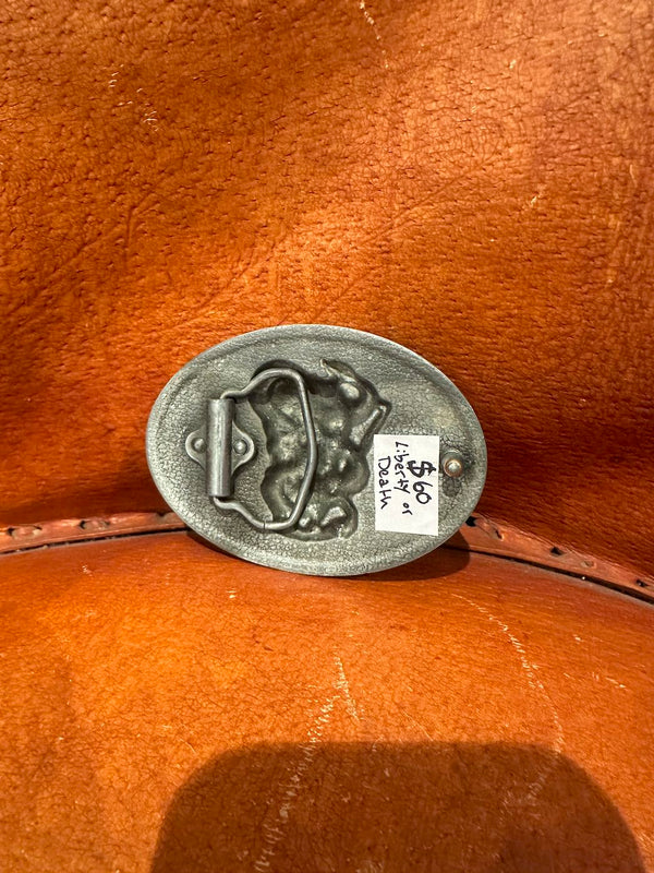Liberty or Death Belt Buckle