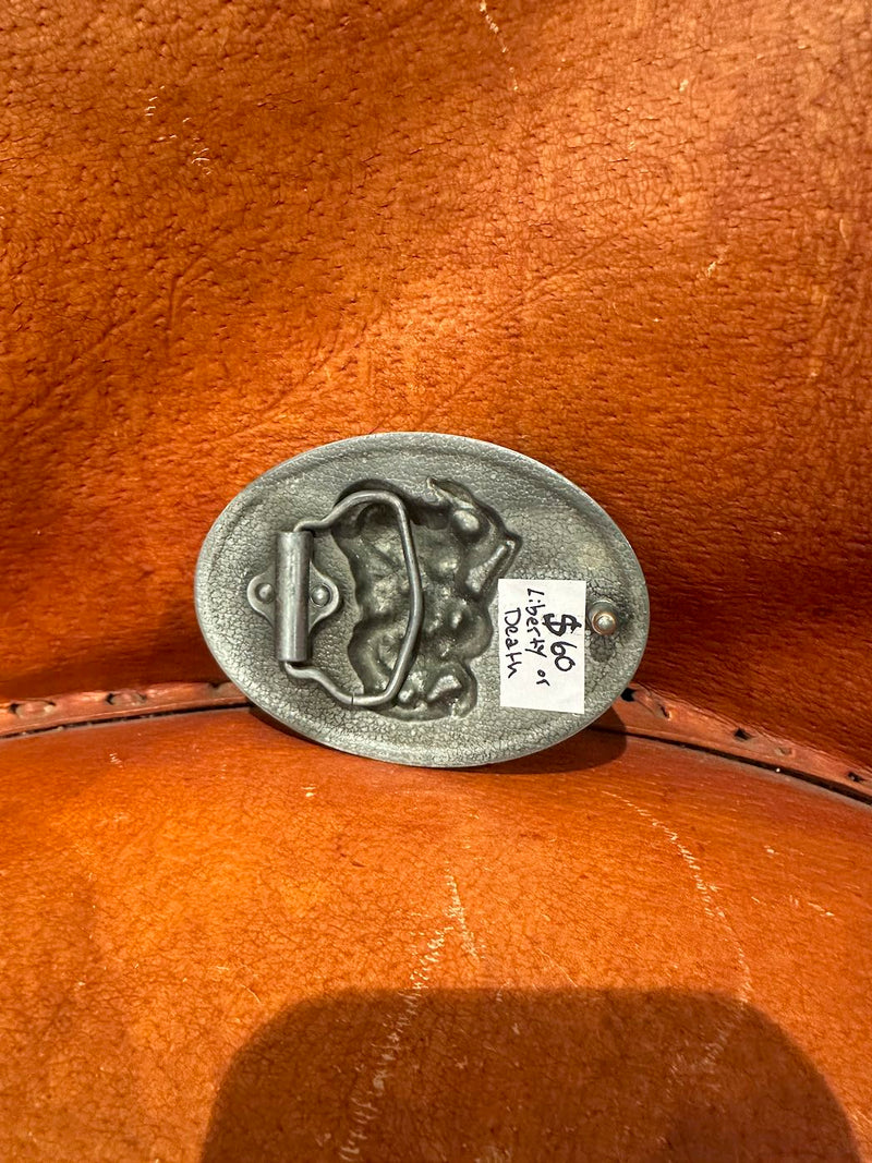 Liberty or Death Belt Buckle