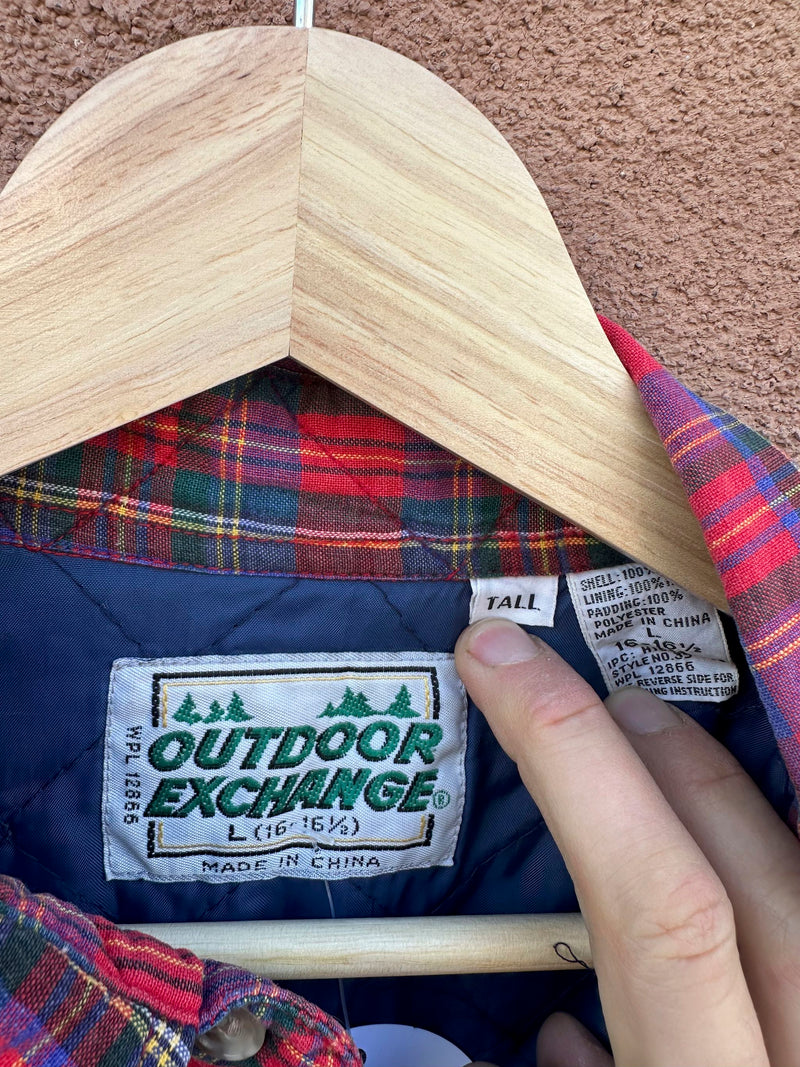 Outdoor Exchange Cold Weather Shirt with Quilted Lining