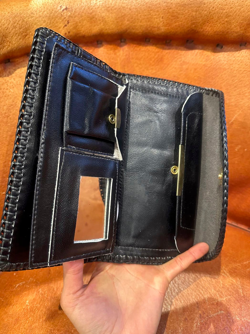 Tooled 1970's Colorful "Mary" Wallet