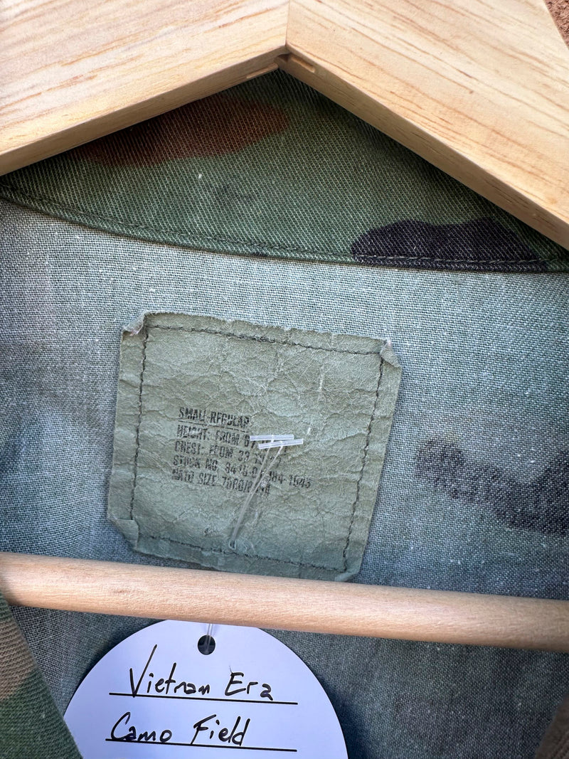 Vietnam Era Camo Field Jacket, Small-reg