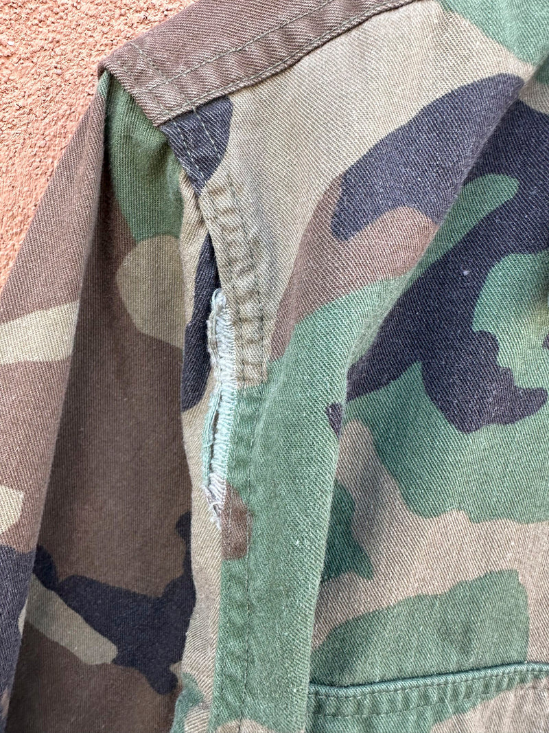 Vietnam Era Camo Field Jacket, Small-reg