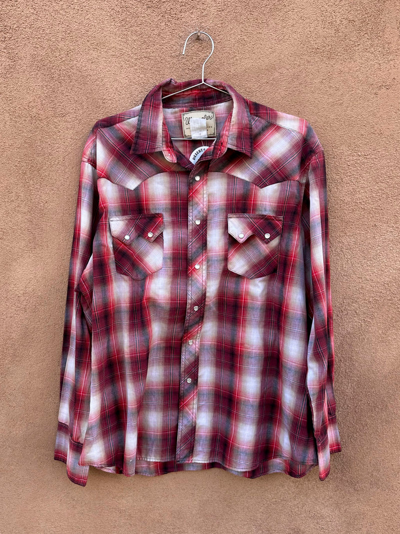Red/Tan Wrangler Western Shirt