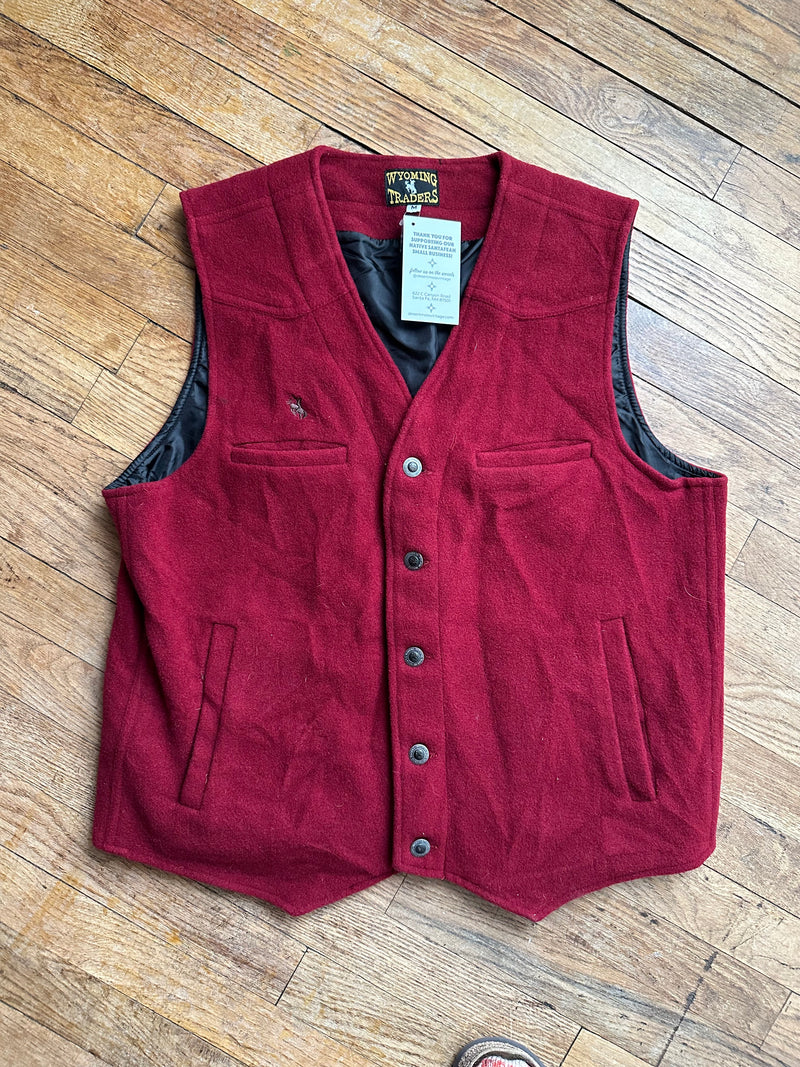 Wyoming Traders Wool Western Vest