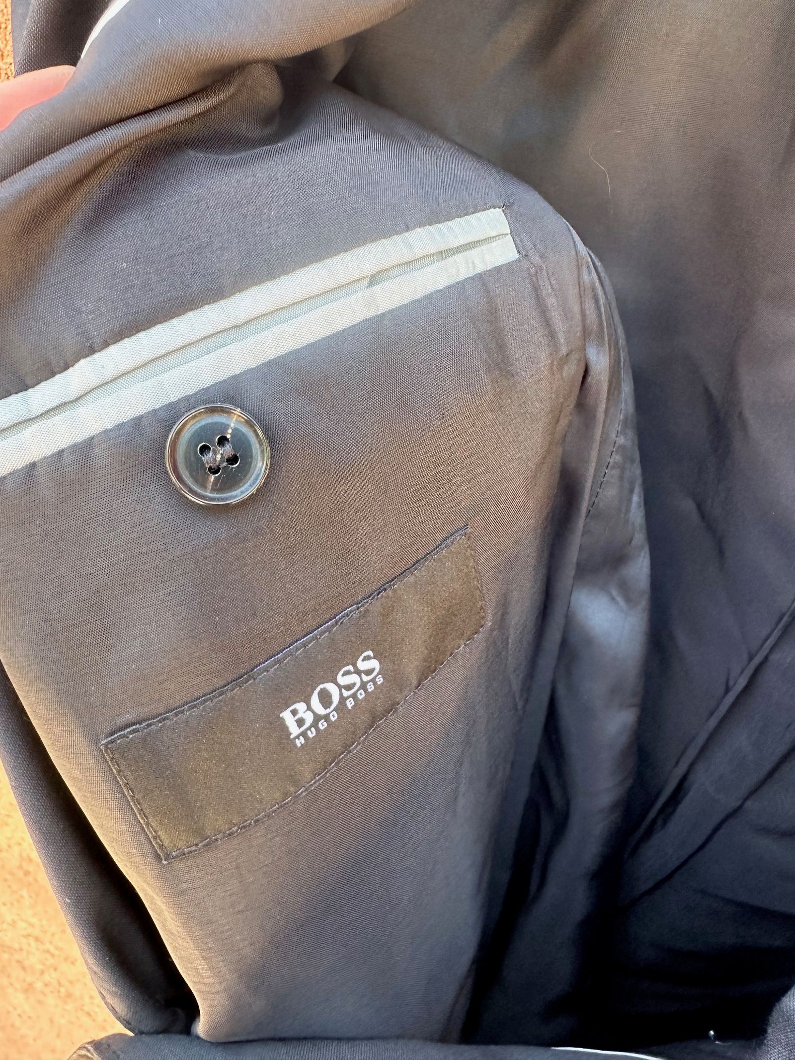 Hugo Boss Guabello Super 120's Slim Fit Blazer – DESERT MOSS VINTAGE
