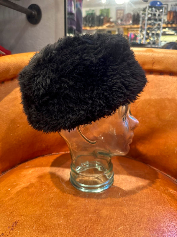 Tuscan Lamb Skin Black Hat, Small