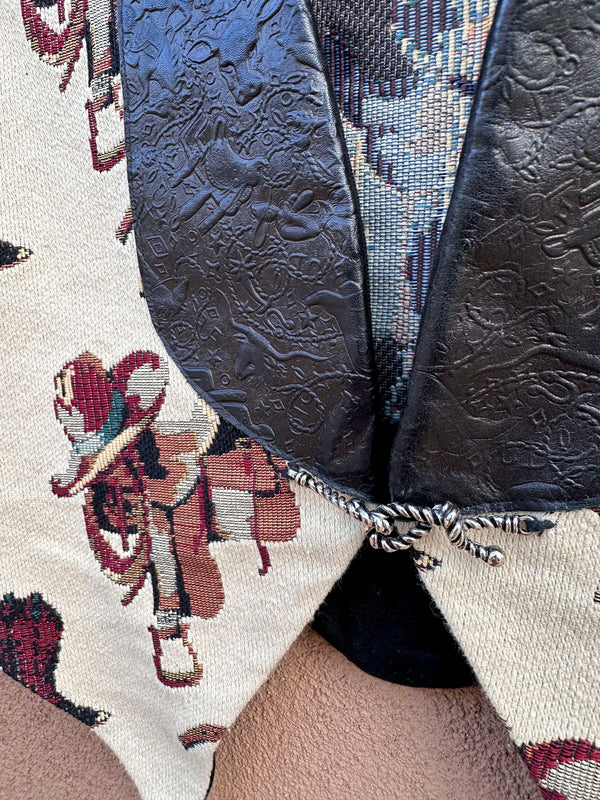 Longhorn Western Vest, Made in USA