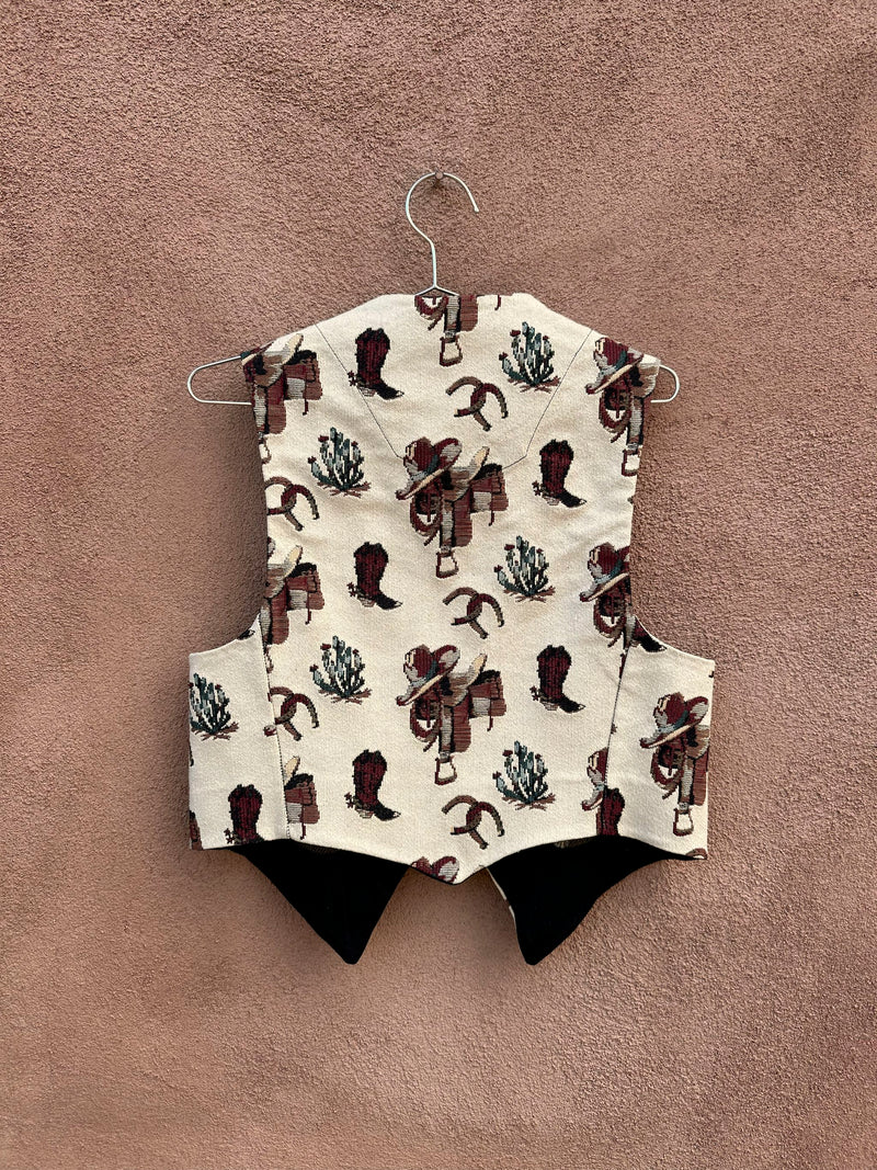 Longhorn Western Vest, Made in USA
