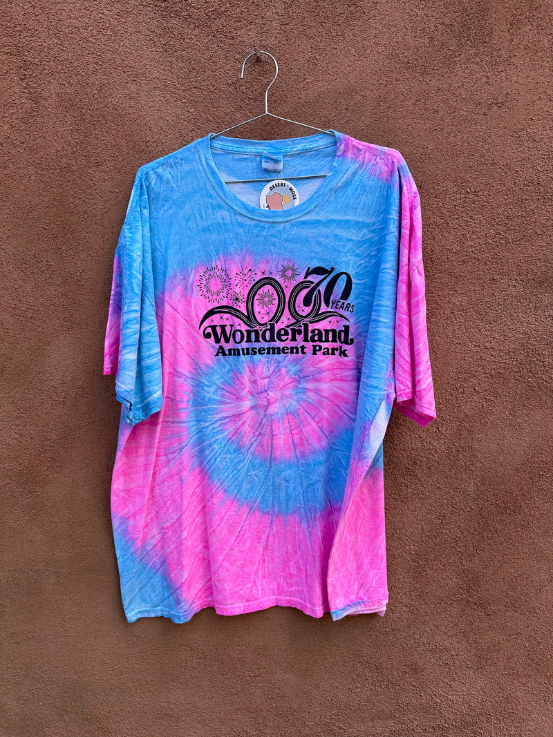 Wonderland Amusement Park Tie Dye T-shirt