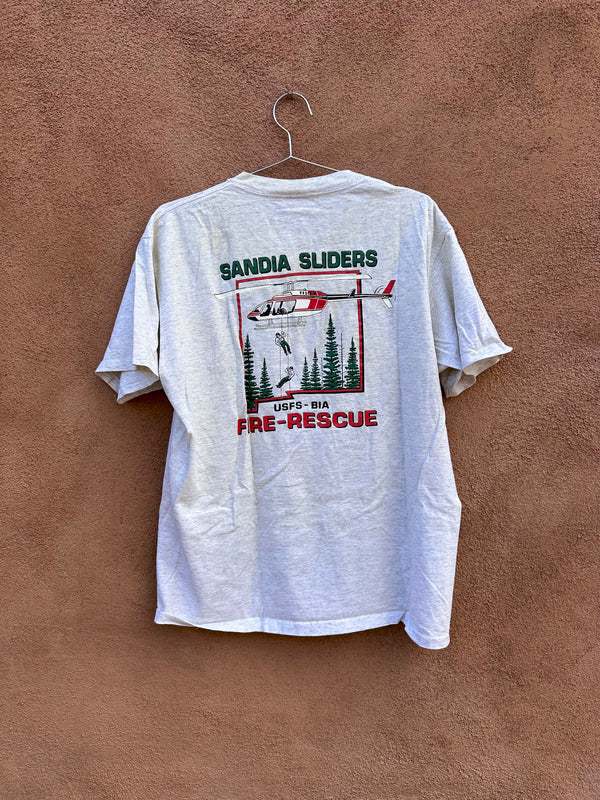 Sandia Heli-Rappel Fire Rescue T-shirt