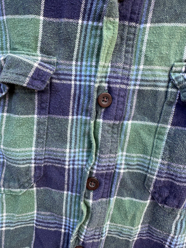 Red Head Brand Blue/Green Flannel, Medium