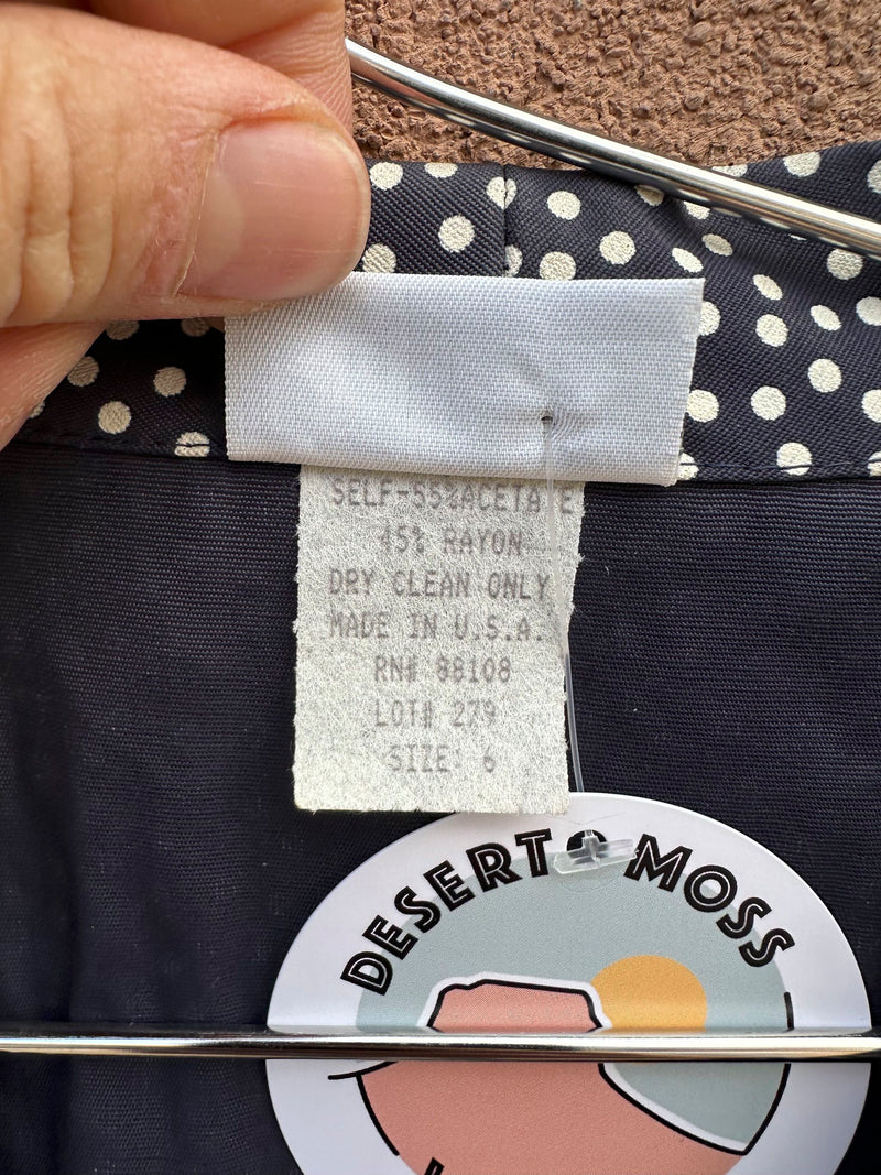 Styleworks Polka Dot Dress, size 6