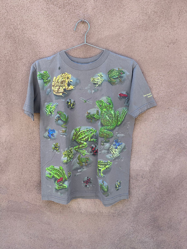 Nature Facts All Over Frog T-shirt