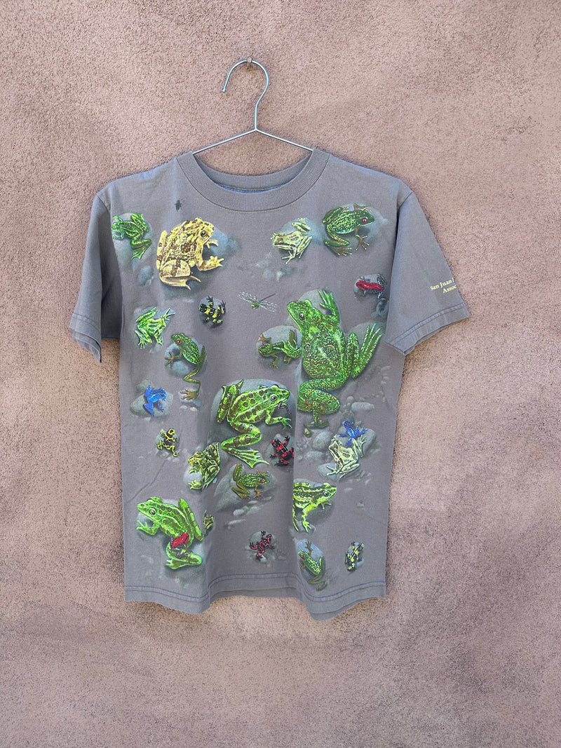 Nature Facts All Over Frog T-shirt