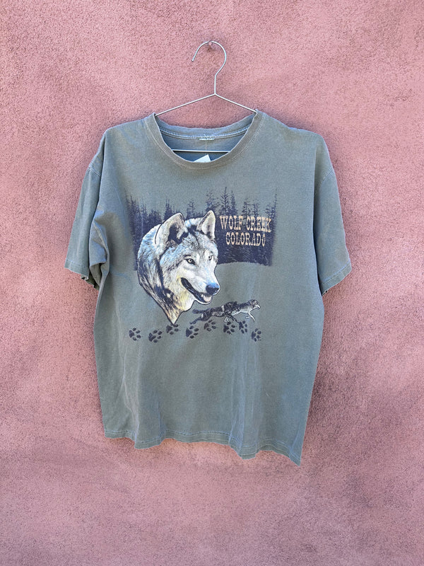 Wolf Creek, Colorado Green T-shirt