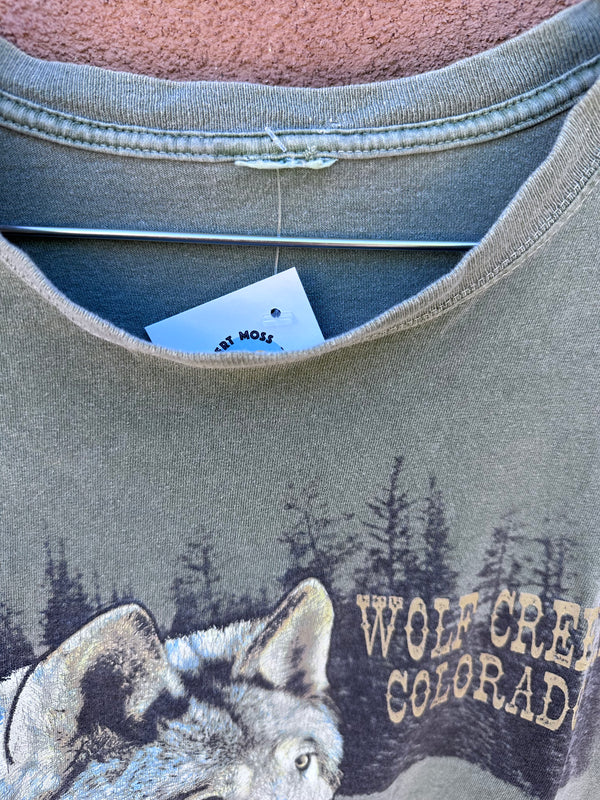 Wolf Creek, Colorado Green T-shirt