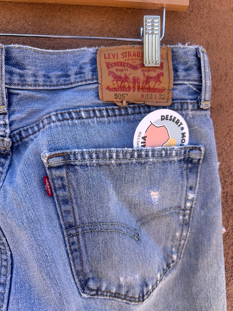 Levi's 505 jeans with Great Wear 33x32