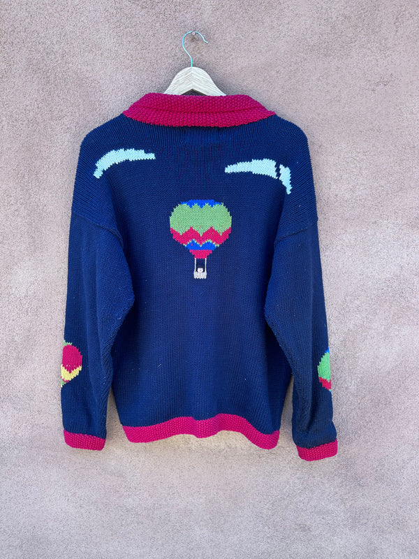 Cotton Salsa Hot Air Balloon Cardigan - as is