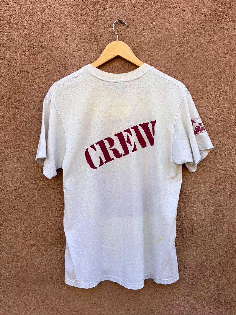 1990 Paul McCartney World Tour Crew T-shirt, Large - as is