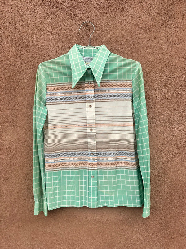 Loubella Extendable Schoolhouse Disco Blouse