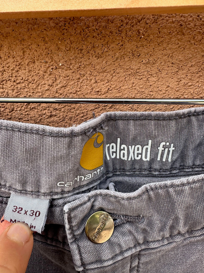 Gray Carhartt Carpenter Pants 32 x 30