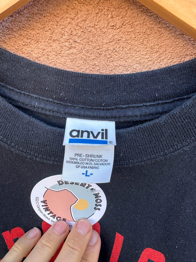 Tenacious D T-shirt, Anvil Tag