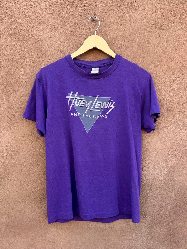 Huey Lewis and the New 1984 Sports Tour T-shirt