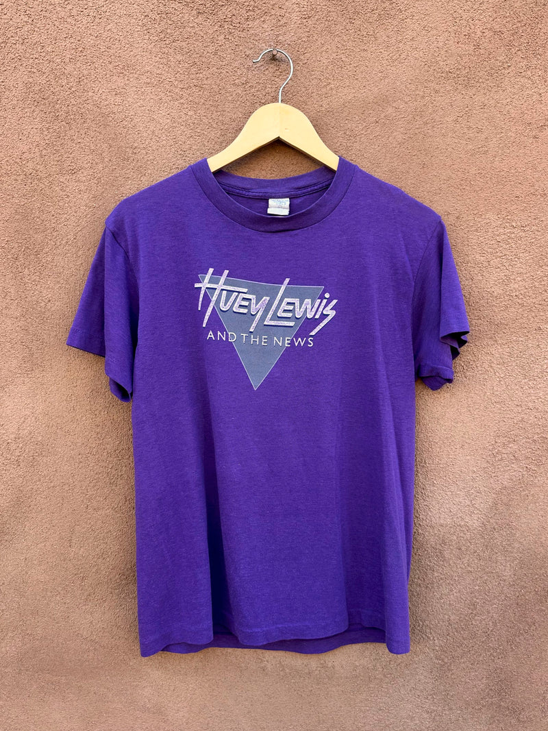 Huey Lewis and the New 1984 Sports Tour T-shirt