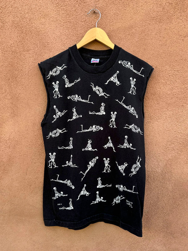 Sex Position Skeleton Muscle T-shirt