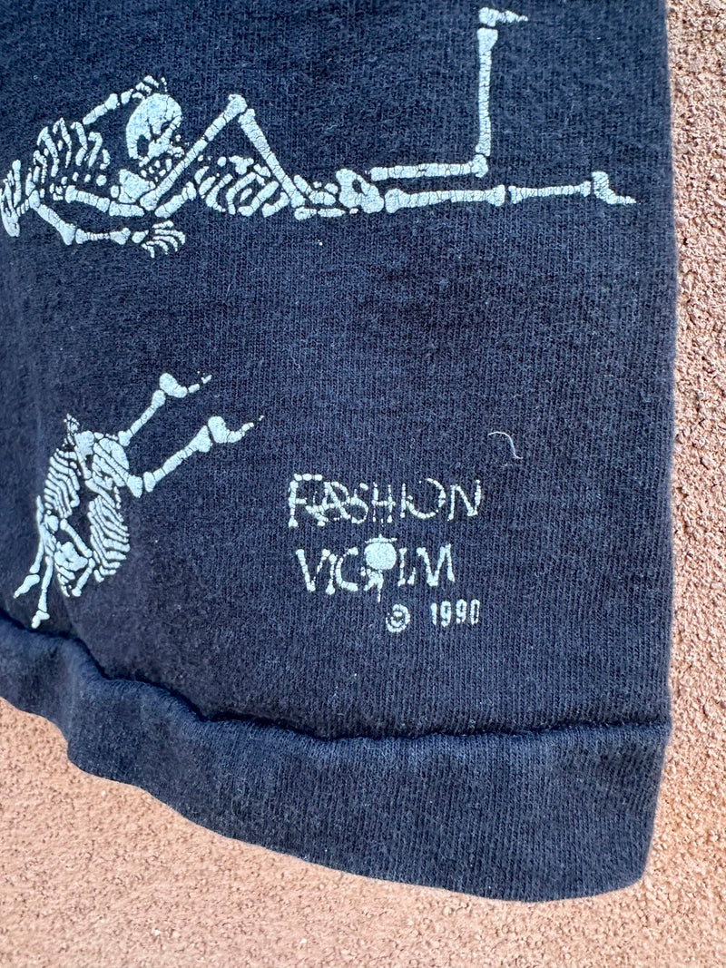 Sex Position Skeleton Muscle T-shirt