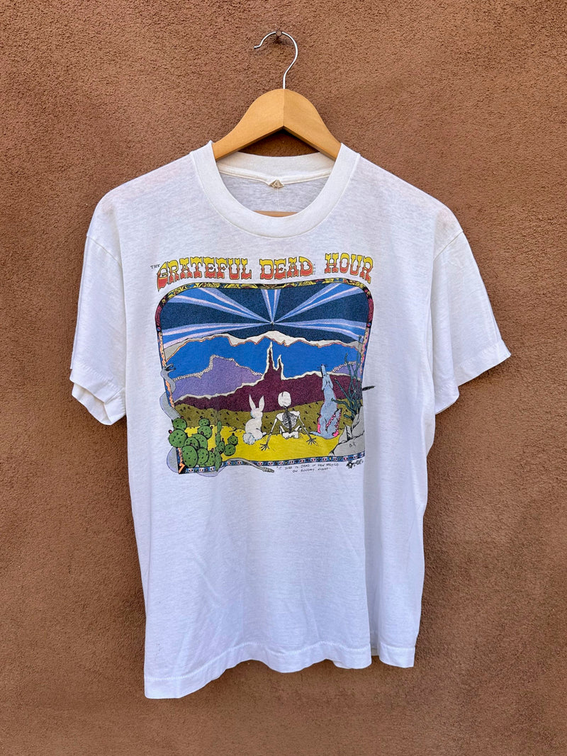 1989 Grateful Dead Hour 94 Rock T-shirt "It Sure is Dead in New Mexico on Sunday Night"