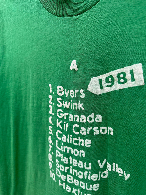 The Byers Bulldogs Green Machine '81 T-shirt