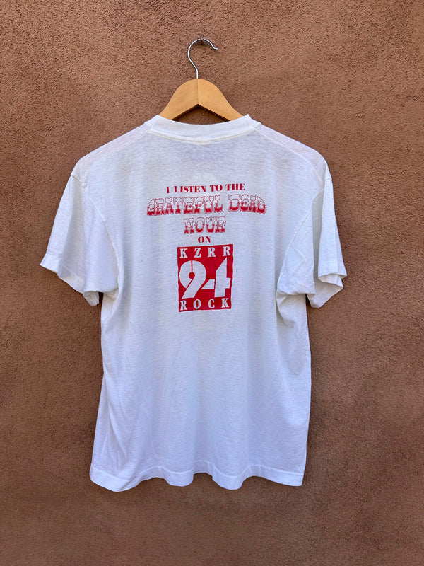 1989 Grateful Dead Hour 94 Rock T-shirt "It Sure is Dead in New Mexico on Sunday Night"