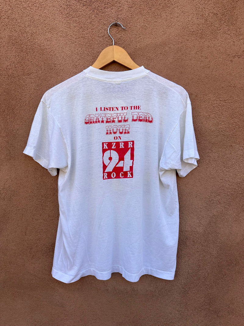 1989 Grateful Dead Hour 94 Rock T-shirt "It Sure is Dead in New Mexico on Sunday Night"