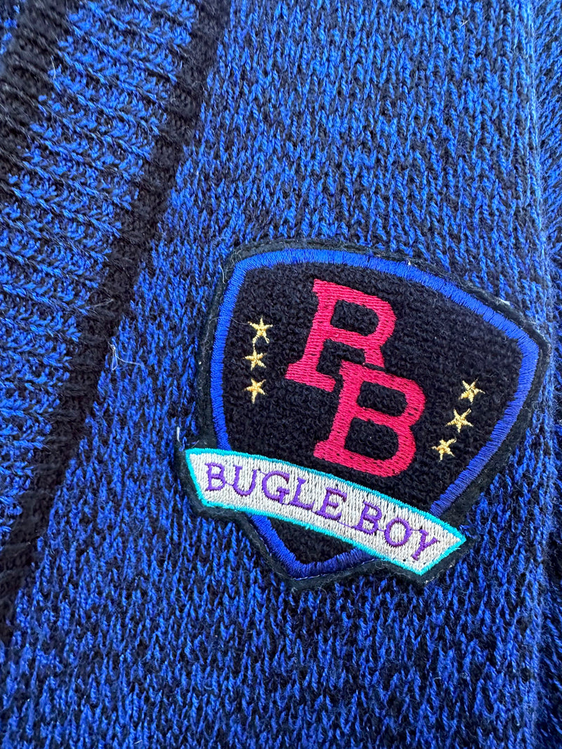 1980's Blue Bugle Boy Cardigan