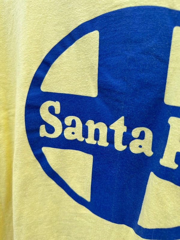 1980's BNSF Yellow Railroad Santa Fe T-shirt