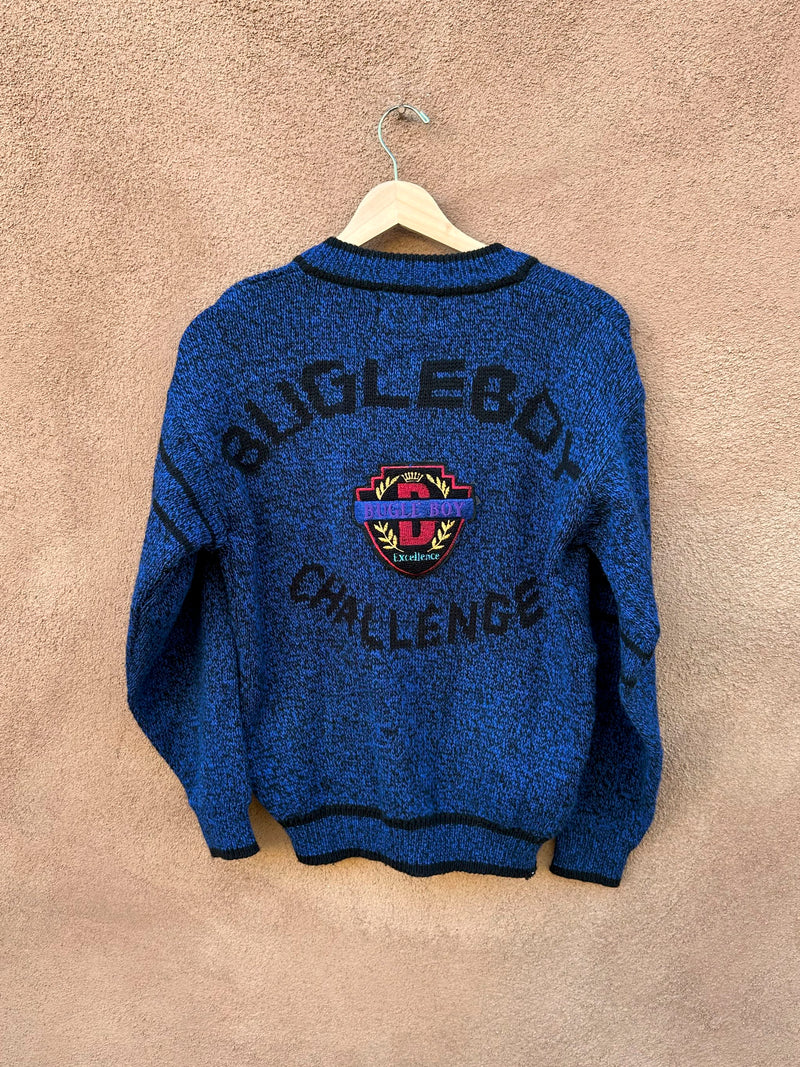 1980's Blue Bugle Boy Cardigan